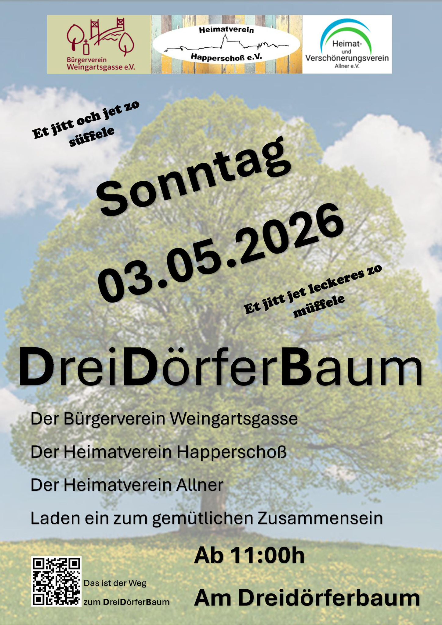 Frühlingsfest an der Drei-Dörfer-Linde